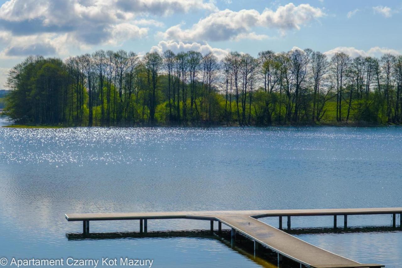 Czarny Kot Mazury Dom Caloroczny Vila Malkinie Exterior foto