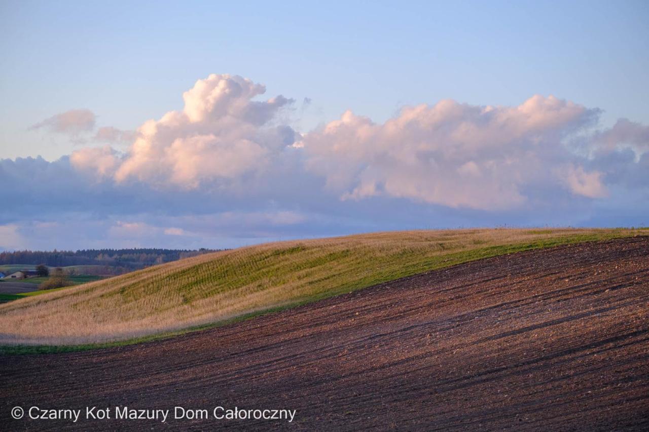 Czarny Kot Mazury Dom Caloroczny Vila Malkinie Exterior foto