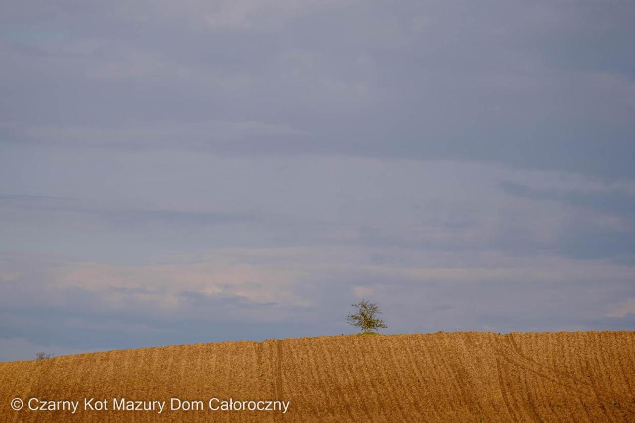 Czarny Kot Mazury Dom Caloroczny Vila Malkinie Exterior foto