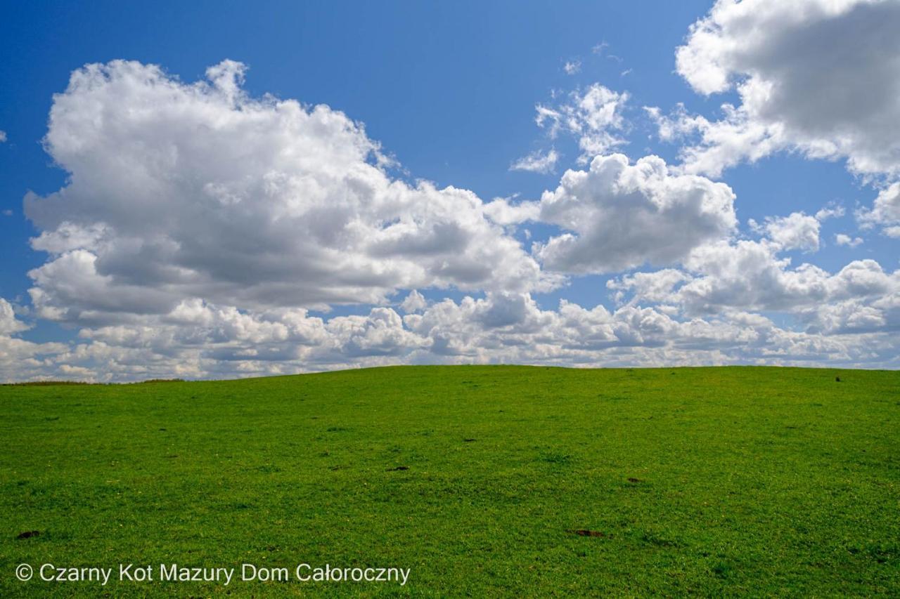 Czarny Kot Mazury Dom Caloroczny Vila Malkinie Exterior foto